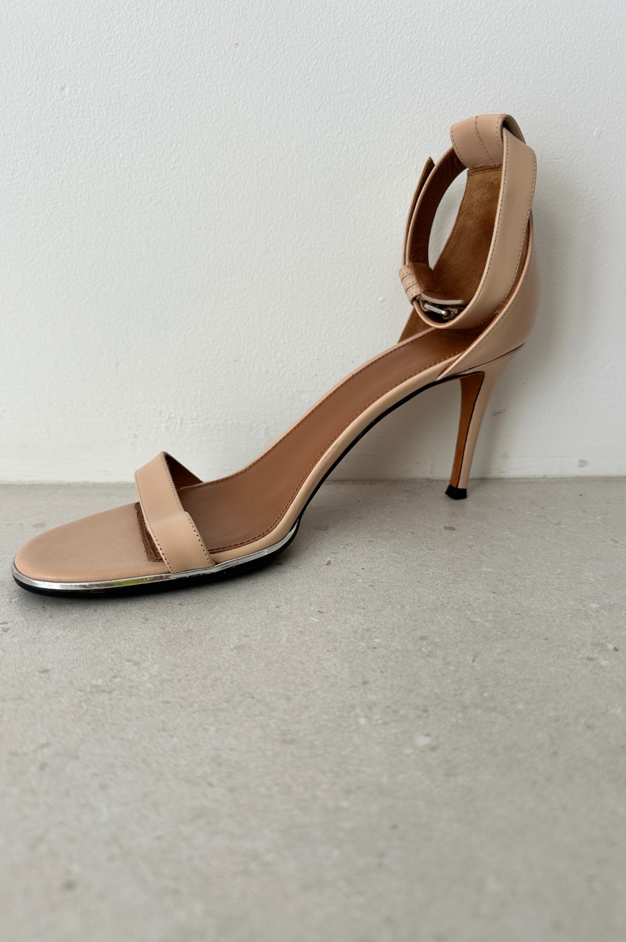 Givenchy | Beige Nadia Ankle Cuff Sandals | 39