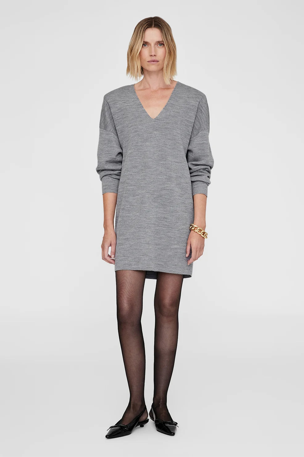 Essex Dress | Grey Melange