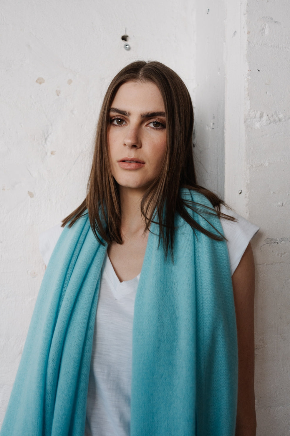 Cashmere Wrap | Aqua