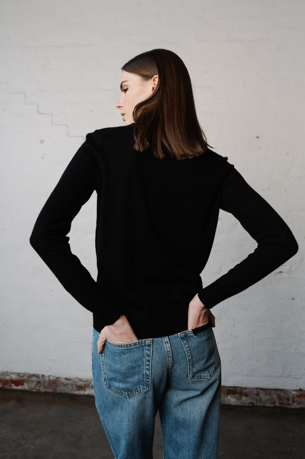 Leila L/S Sweater | Black