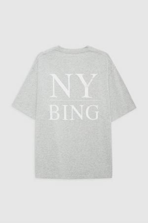 Myers Tee Serif NY | Washed Heather Grey