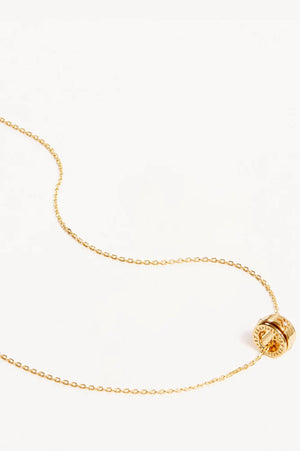 I Am Loved Spinning Meditation Necklace | Gold