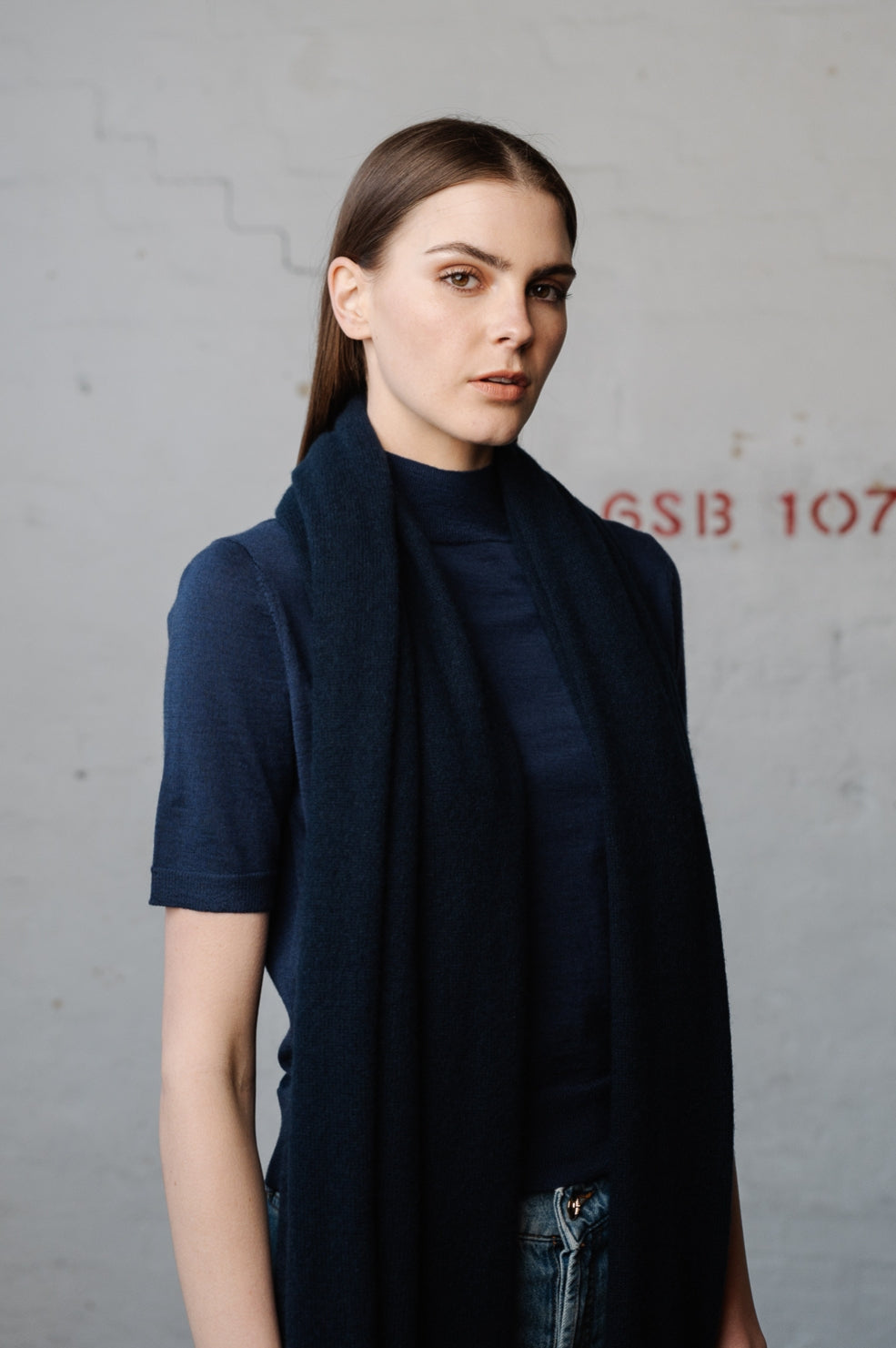 Cashmere Wrap | Midnight Navy