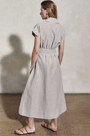 Lucy Linen Weave Dress | Moss & White