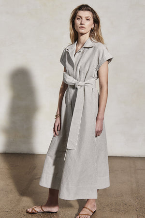 Lucy Linen Weave Dress | Moss & White