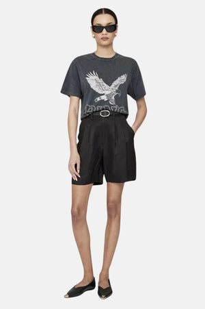 Lili Tee Retro Eagle | Washed Black