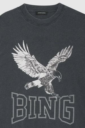 Lili Tee Retro Eagle | Washed Black