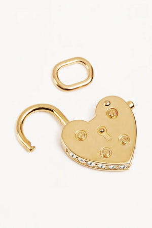 Love Unlocked Padlock Pendant | Gold