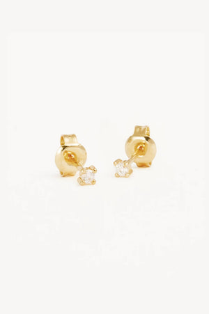 Pure Light Stud Earrings | Gold