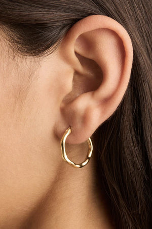 Lover Hoops | Gold