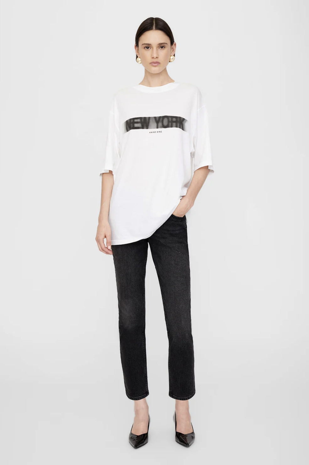 Cason Tee Blur | Ivory