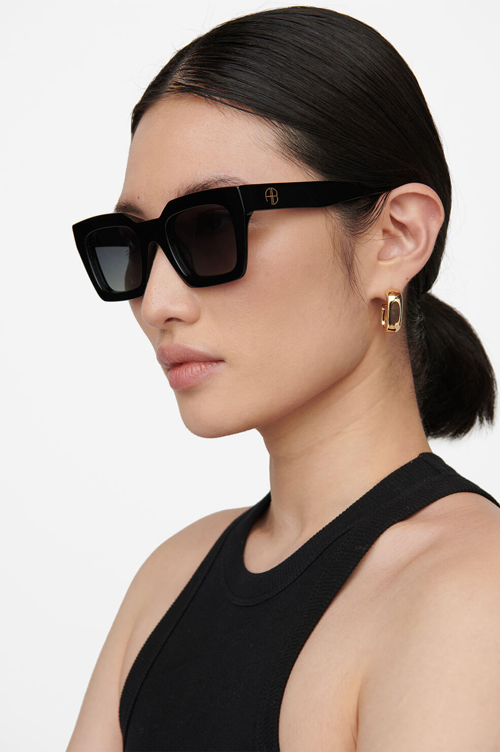 ANINE BING Indio Sunglasses Black ACO Cottesloe