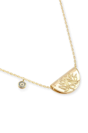 BYC Lucky Lotus Necklace | Gold