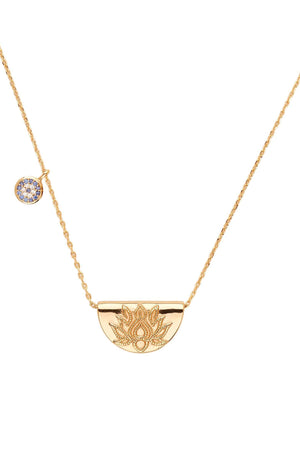 BYC Lucky Lotus Necklace | Gold