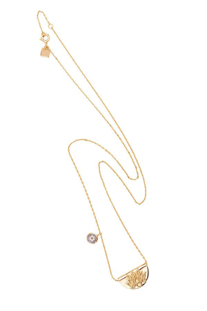 BYC Lucky Lotus Necklace | Gold